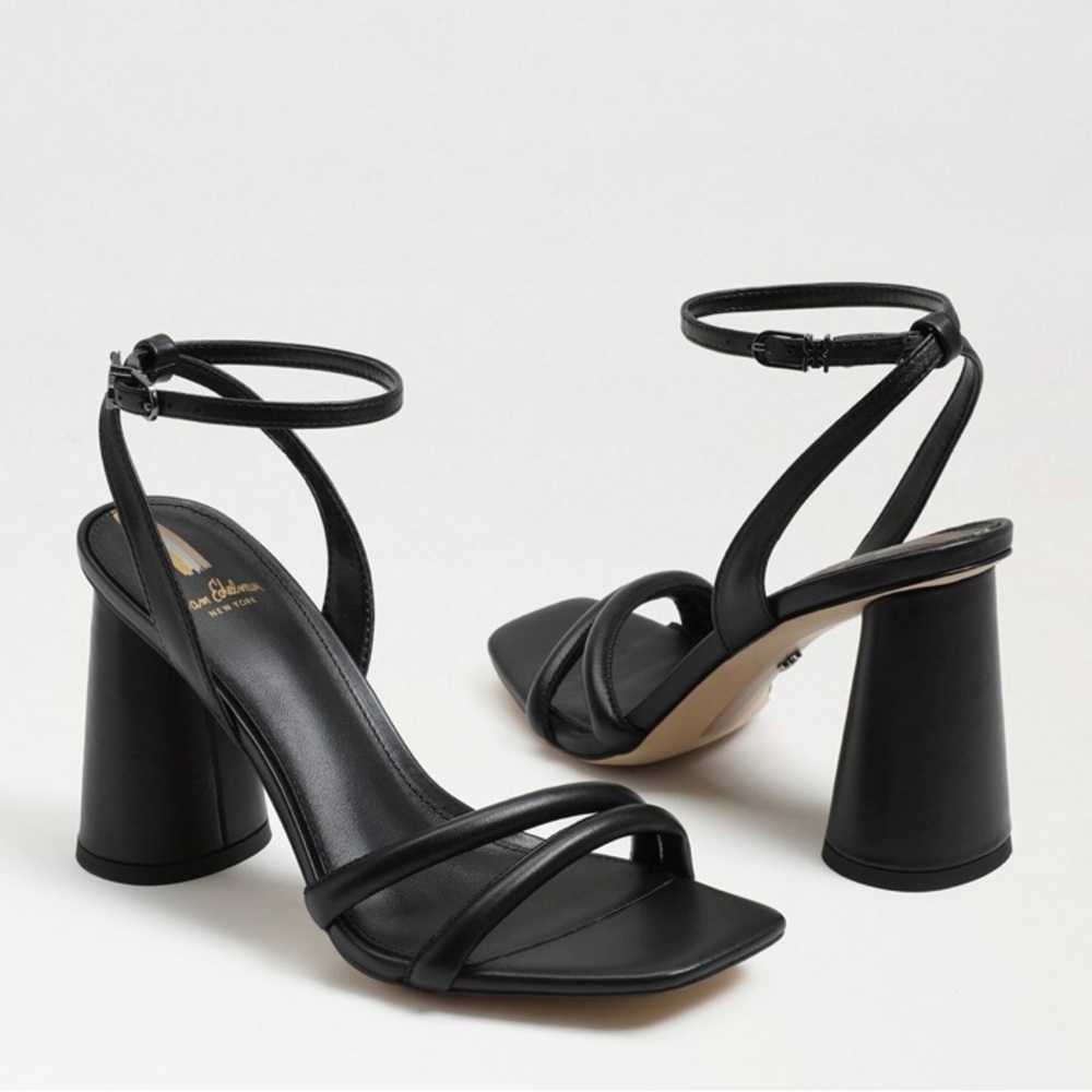 Sam Edelman KIA BLOCK HEEL SANDAL in Black Size 8.5 NEW - Picture 5 of 14